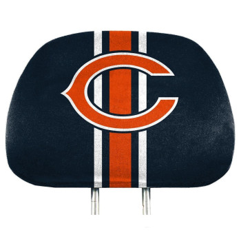 Fanmats Nfl Chicago Bears Full-Print Head Rest Covers, 2-Pack, One Size (62007)