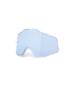 1 100% Goggle Replacement Lens - Racecraft, Accuri, Strata Compatible (Injected Anti-Fog-Blue)
