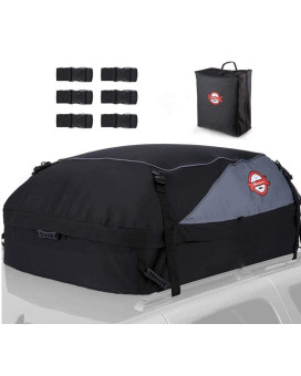 Sailnovo Cargo Carrier, Foldable Roof Cargo Carrier Waterproof 15 Cubic Feet