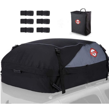 Sailnovo Cargo Carrier, Foldable Roof Cargo Carrier Waterproof 15 Cubic Feet