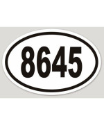 Removable 8645 Bumper Laptop Sticker Vinyl Weatherproof Anti-Trump (1) Supports Splc