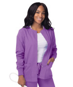 Sivvan Scrubs For Women - Front Snap Warm - Up Jacket - S8306 - Lavender - M