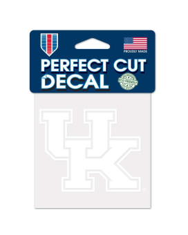 Wincraft Ncaa Kentucky Wildcats 4X4 Perfect Cut White Decal One Size Team Color