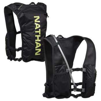 Nathan Quickstart 2.0 4 Liter Hydration Pack With 1.5L Bladder, Front & Back Pockets For Essential Storage, Breathable & Moisture Wicking, Unisex