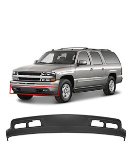Mbi Auto - Textured, Dark Gray Front Bumper Lower Air Deflector Valance Compatible With 1999-2002 Chevy Silverado 99-02 & 2000-2004 Suburban & Tahoe 00-04, Gm1092167