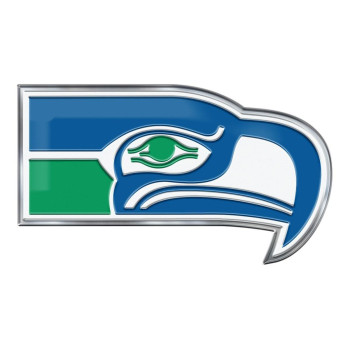 Fanmats Nfl - Seattle Seahawks Heavy Duty Aluminum Color Emblem , Blue, 4