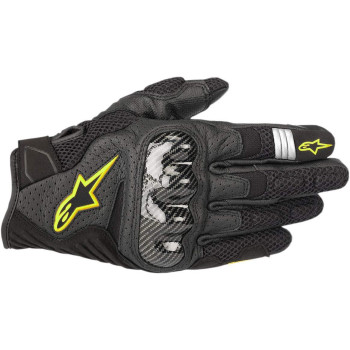 Alpinestars Mens Smx-1 Air V2 Motorcycle Riding Glove, Blackfluorecent Yellow, 3X-Large