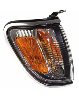 For 2001-2004 Toyota Tacoma Passenger Side Oem Replacement Corner Light Park Side Marker Lamp To2521161 (W/Chrome Trim)