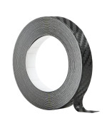 Happykreuz Carbon Black Vinyl Tape-Style Car Wrapping Film Air-Release (Width 3.9 Inch X 20Ft) Hz2741