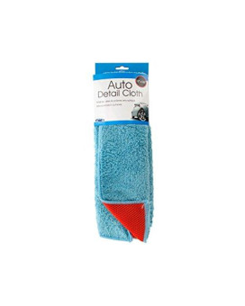 Sterling 2 In 1 Absorbent Microfiber Auto Detail Cloth - Pack Of 18