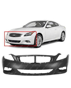 Mbi Auto - Primered, Front Bumper Cover For 2008-2015 Infiniti G37 Q60 2-Door Coupe 08-15, In1000237