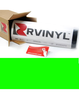 3M 1080 Vcw17120 Satin Neon Fluorescent Green 5Ft X15Ft Wapplication Card Vinyl Vehicle Car Wrap Film Sheet Roll