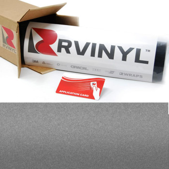 3M 2080 M230 Matte Gray Aluminum 5Ft X 10Ft Wapplication Card Vinyl Vehicle Car Wrap Film Sheet Roll