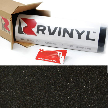 3M 2080 Sp242 Satin Gold Dust Black 5Ft X 28Ft Wapplication Card Vinyl Vehicle Car Wrap Film Sheet Roll