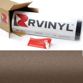 3M 2080 M209 Matte Brown Metallic 5Ft X 12Ft Wapplication Card Vinyl Vehicle Car Wrap Film Sheet Roll