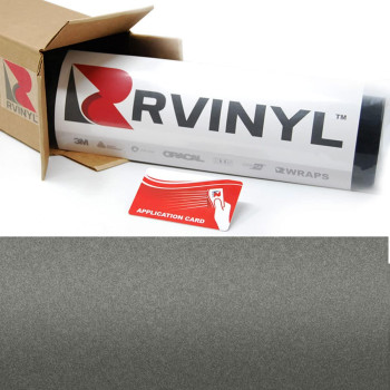 3M 2080 M211 Matte Charcoal Metallic 5Ft X 14Ft Wapplication Card Vinyl Vehicle Car Wrap Film Sheet Roll