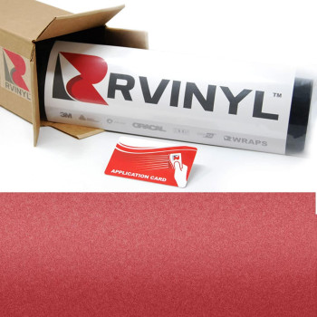 3M 2080 M203 Matte Red Metallic 5Ft X 13Ft Wapplication Card Vinyl Vehicle Car Wrap Film Sheet Roll