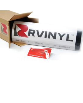 3M 2080 M10 Vinyl Car Wrap Film Sheet Roll With Air Release Technology - 5Ft X 1Ft With Application Card, Matte White