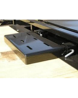 Heavy Duty Removable Winch Mount Plate With Bolt-On Or Weld-On Reciever Plate-Painted