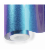 Vinyl Frog Glossy Metallic Chameleon Purple-Blue Vehicle Car Vinyl Wrap Stretchable Air Release Diy Decoration 118X60