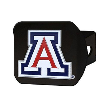 Fanmats 22669 Arizona Wildcats Black Metal Hitch Cover - 3D Color Emblem