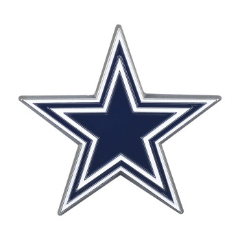 Fanmats 22551 Dallas Cowboys 3D Color Metal Emblem, Diecut Team Logo Auto Emblem