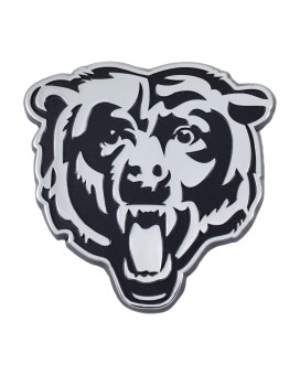 Fanmats 15607 Chicago Bears 3D Chrome Metal Auto Emblem - C Logo