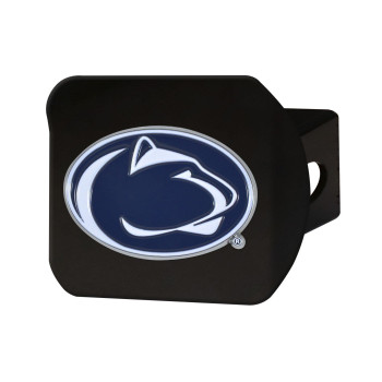 Fanmats 22814 Penn State Nittany Lions Black Metal Hitch Cover - 3D Color Emblem