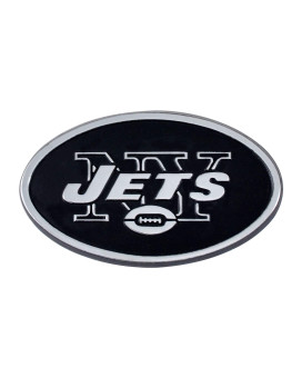 Fanmats 21399 New York Jets 3D Chrome Metal Auto Emblem