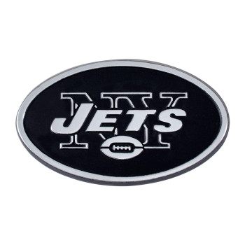 Fanmats 21399 New York Jets 3D Chrome Metal Auto Emblem