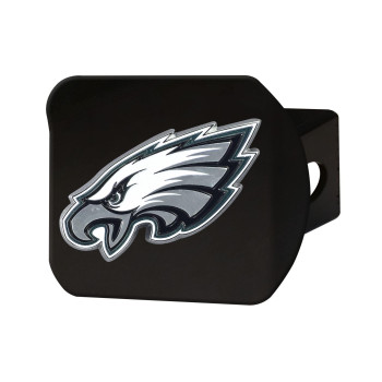 Fanmats 22601 Philadelphia Eagles Black Metal Hitch Cover - 3D Color Emblem