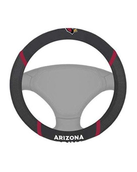 Fanmats 21489 Arizona Cardinals Embroidered Steering Wheel Cover