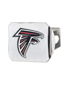 Nfl Atlanta Falcons Metal Hitch Cover, Chrome, 2 Square Type Iii Hitch Cover