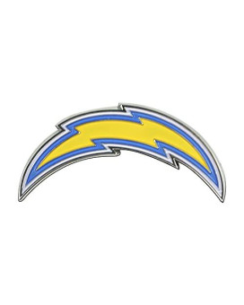 Fanmats Nfl - Los Angeles Chargers 3D Molded Color Metal Emblem 1.84 In. X 3.15 In.