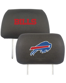 Fanmats Nfl Embroidered Head Rest Cover Set, 1 Count (Pack Of 1), Black