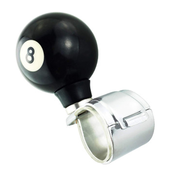 Abfer Power Handle Spinner 8 Ball Suicide Knob Driving Assist for Most Cars Trucks Tractors Boats Steering Wheels, Black