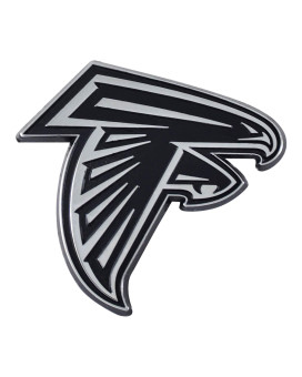 Fanmats 15604 Atlanta Falcons 3D Chrome Metal Auto Emblem