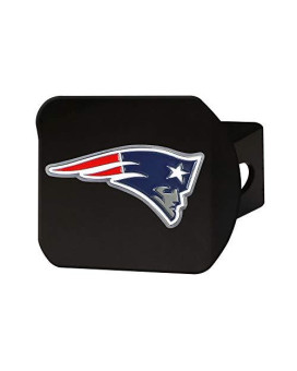 Nfl New England Patriots Metal Hitch Cover, Black, 2 Square Type Iii Hitch Cover