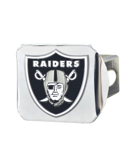 Fanmats 22597 Las Vegas Raiders Hitch Cover - 3D Color Emblem