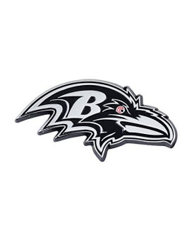 Fanmats 15622 Baltimore Ravens 3D Chrome Metal Auto Emblem