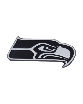 Fanmats 18726 Seattle Seahawks 3D Chrome Metal Auto Emblem