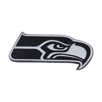 Fanmats 18726 Seattle Seahawks 3D Chrome Metal Auto Emblem