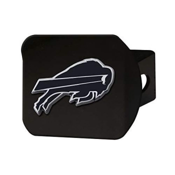 Nfl Buffalo Bills Metal Hitch Cover, Black, 2 Square Type Iii Hitch Cover