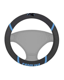 Fanmats 21366 Carolina Panthers Embroidered Steering Wheel Cover