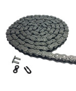 AZSSMUK #35 Roller Chain 5 Feet 40Mn Carbon Steel Material with 1 Connecting Link for Go Kart, Motorcycles, Mini Bike Chain Replacements