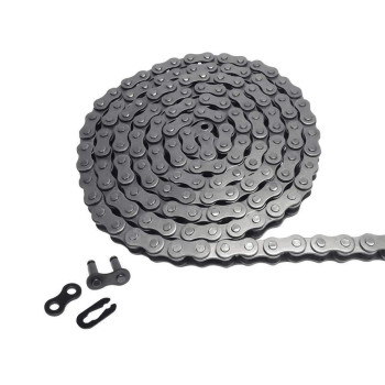 AZSSMUK #35 Roller Chain 5 Feet 40Mn Carbon Steel Material with 1 Connecting Link for Go Kart, Motorcycles, Mini Bike Chain Replacements