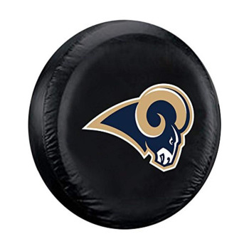 Fremont Die Nfl Los Angeles Rams No Tire Coverlarge Tire Cover Black Large