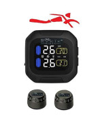 Sykik Rider Srtp300 Wireless Tire Pressure Monitoring System For Motorcycles With 1.5 Monitor. Check Your Tire Pressure While Riding
