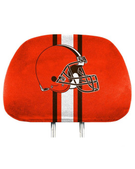 Fanmats Unisex Adult Printed Headrest Cover, Cleveland Browns, 12 Us