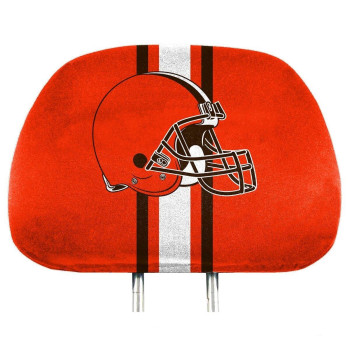 Fanmats Unisex Adult Printed Headrest Cover, Cleveland Browns, 12 Us